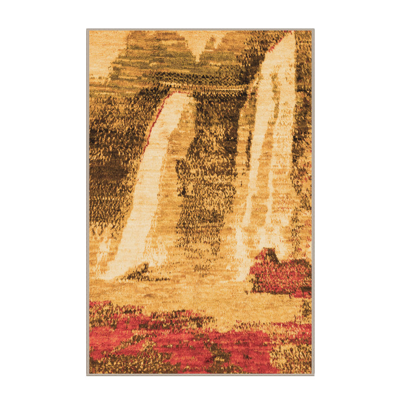 Brawith Abstract Indoor Rug, Rectangle 2' x 3'