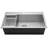 Drop-In Brushed Stainless Steel Single Bowl 1-Hole Kitchen Sink-25196408