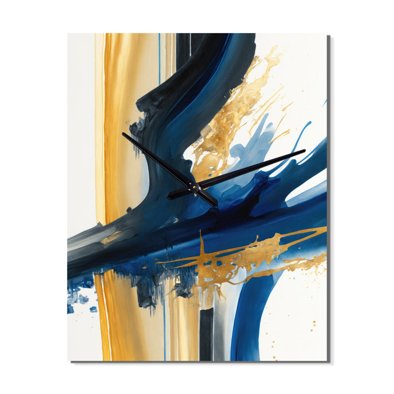 Ilyass - Abstract Modern Wall Clock, Large