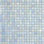 Petunia 1 5/8" x 5/8" Iridescent Glass Mosaic
