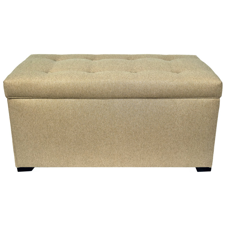 Hadassah Polyester Upholstered Storage Bench