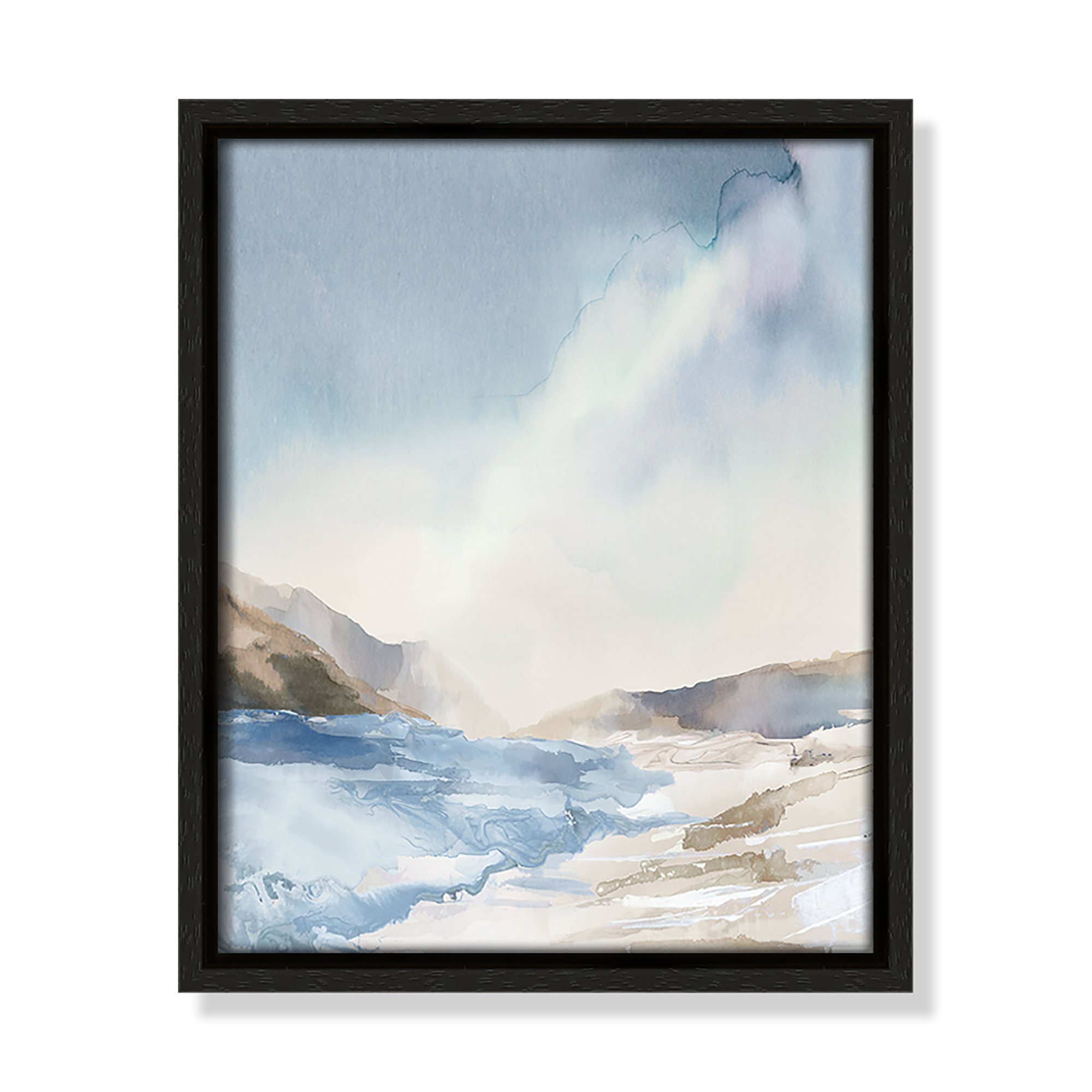 Mystic Shores Print by Mystic Shores, Espresso, 11.5" H x 9.5" W