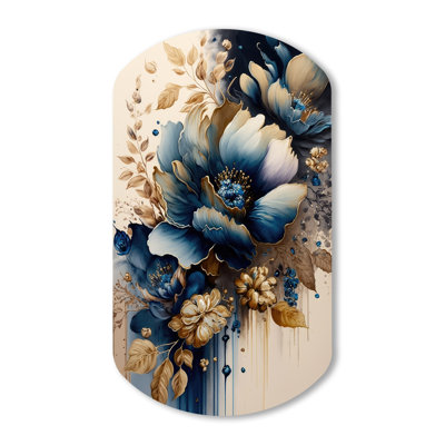 Gistel - Art mural asymétrique en forme de cylindre floral