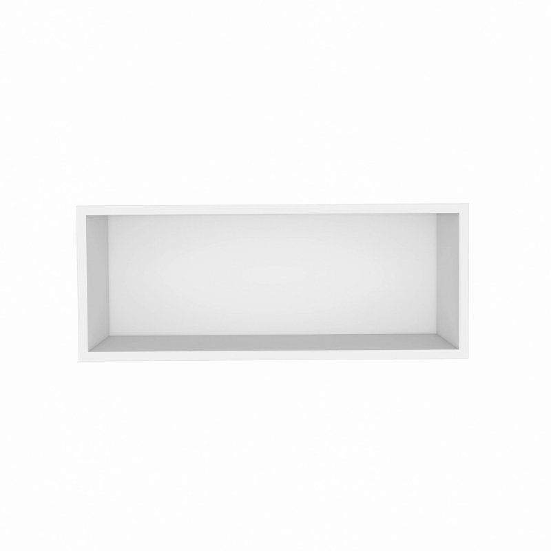 Armoire murale Rock avec rangement ouvert, Blanc
