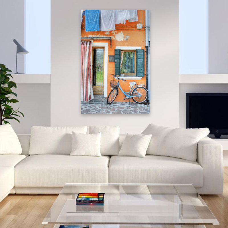 Island Bicicletta # 2 - Paysages, photographie, bicyclettes, art européen, H 48 po x l 32 po