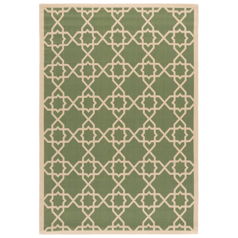Dirks Performance Geometric Indoor/Outdoor Area Rug, Rectangle 5'3" x 7'7"