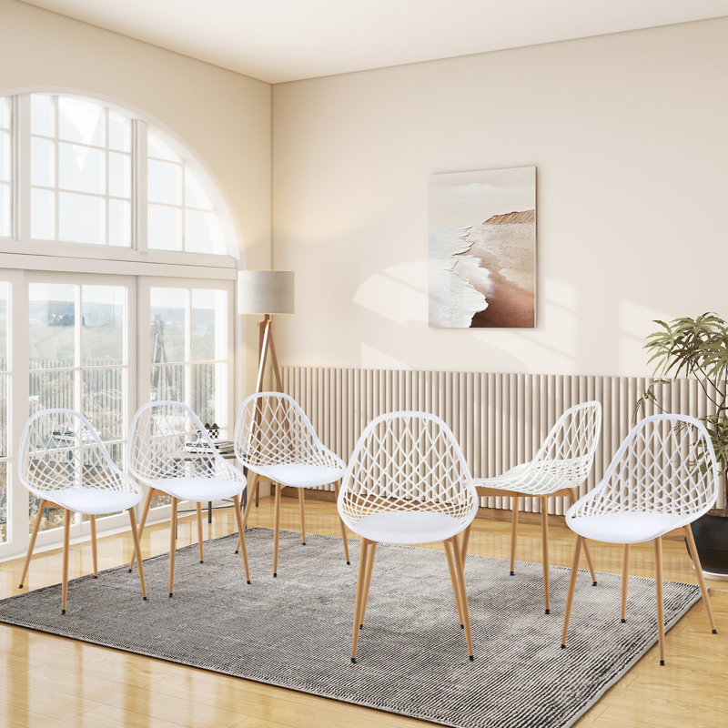 Filsaime Dining Chair, White, White, Natural