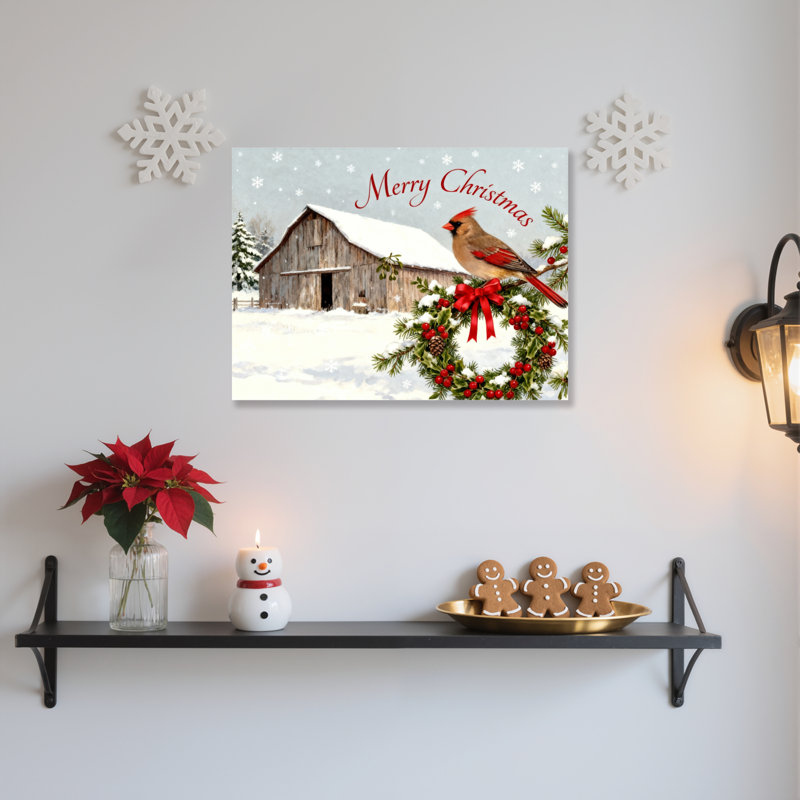 «Barn Barn», art mural sur toile, H 24 po x l 36 po