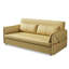 Causeuse-causeuse 100% polyester jaune-110944189