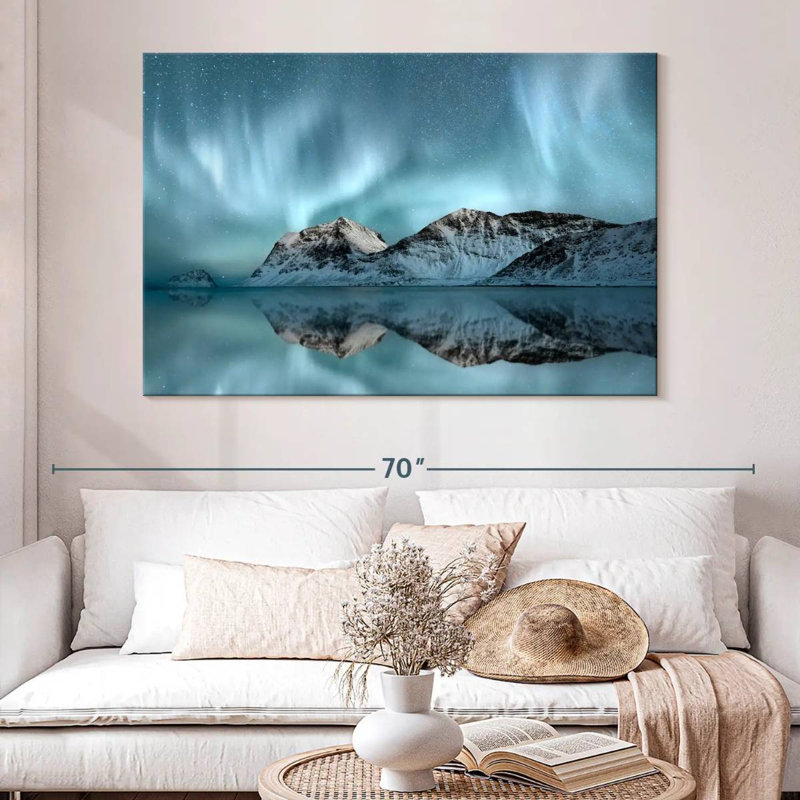 Alvord Nordland Northern Lights, H 34 po x l 51 po