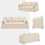 2-Piece Farmhouse Slipcovered Sofa Set-2024764461