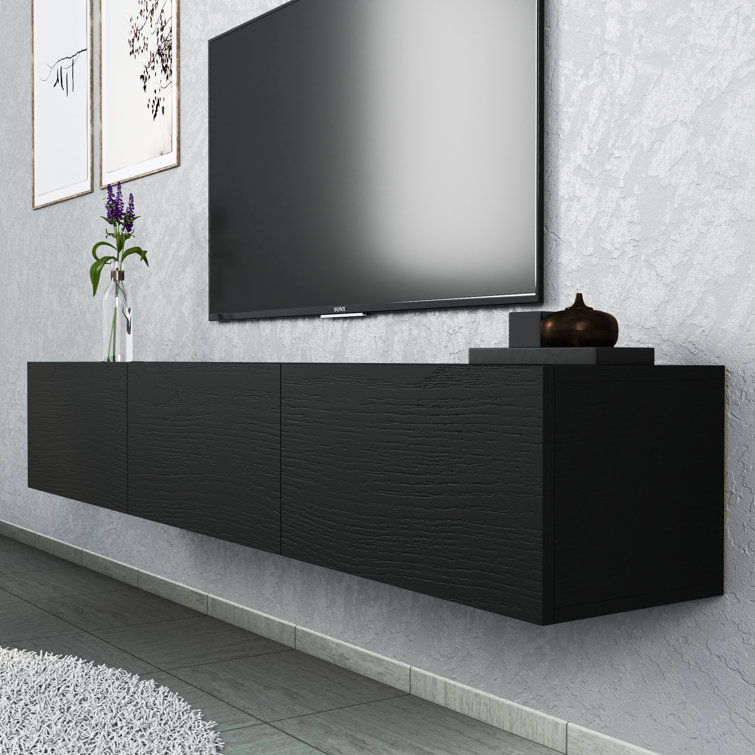 Ondina Modern Floating Tv Stand Up to 80'' TV's Wall Mount Console Table