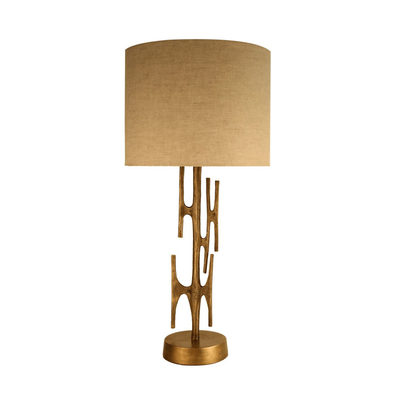 Lampe de table dorée 26 po