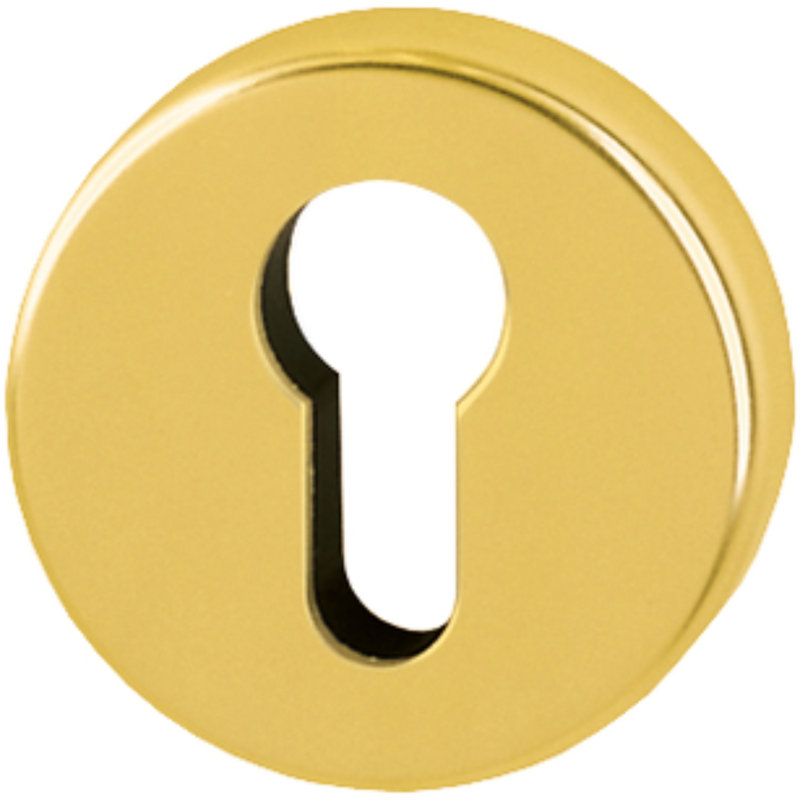 Amarren Brescia Euro Profile Escutcheon (Pair), Gold