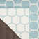 Kyee Geometric Reversible Indoor / Outdoor Area Rug in Aqua