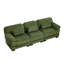 Canapé surdimensionné 3 places Cloud Couch, velours côtelé vert-1884769287