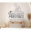 Adhésif décoratif massage | Décoration de salon spa moderne | Vinyle autocollant pour salon de beauté | Professional Studio Art Design 1167DRS-130247445-130247480