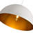 15.75" Adjustable White Dome Pendant Light-988963751