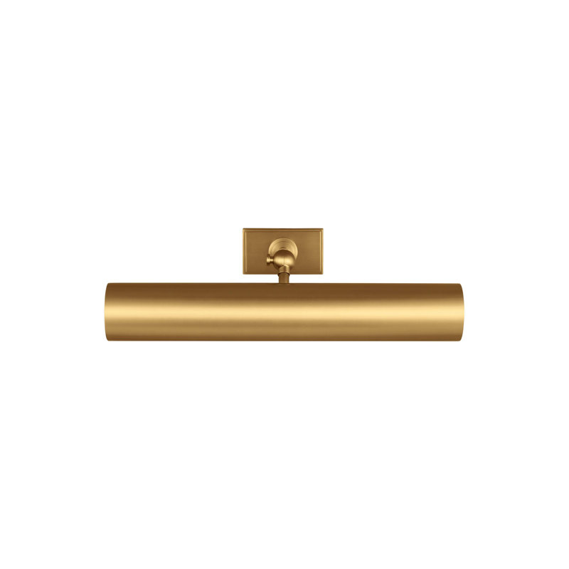 Kenyon Dimmable Wall Mounted Picture Light, 2.5" H x 18" W x 10.3" D, Burnished Brass