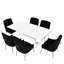 Table de salle à manger extensible pour 6 personnes Magallanes-2008644486-2008644536