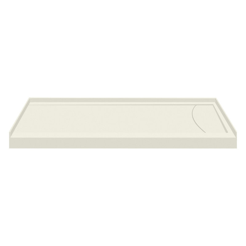 Base de remplacement pour baignoire à surface solide en fonte 60 po x 32 po Transolide, Droite, Camée