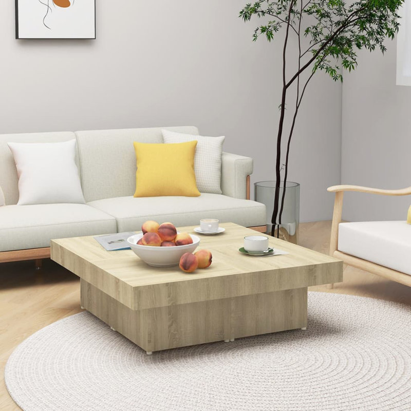Allete Block Coffee Table, Sonoma Oak