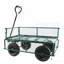 Les chariots de chariot de jardin avec outils solides de roues facilitent le transport du bois de chauffage