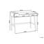 Eladia Metal Base Writing Desk