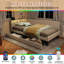 Upholstered Velvet Daybed-582381570-582381582