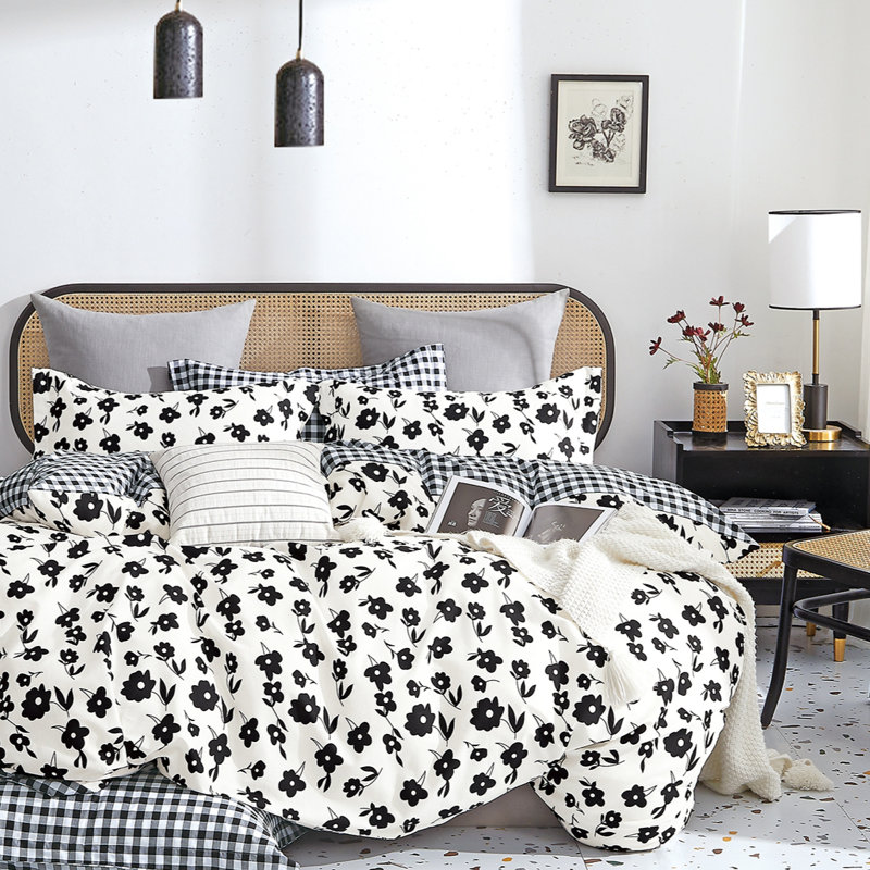 Cotton Twill Floral Duvet Cover