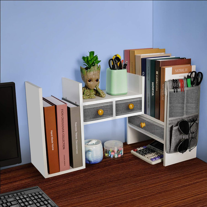 Étagère de bureau avec tiroirs