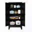 Garde-manger en métal avec 3 tablettes-130181136