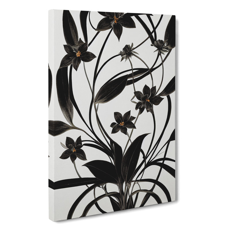 Idyllic Flowers - Wrapped Canvas Print, 50cm H x 35cm W x 3cm D