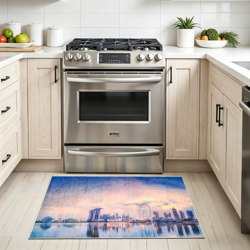 Tapis d'intérieur transparent Clear Skyline, Rectangle 32" x 47"