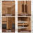 Sideboard Buffet Cabinet With Storage, 46" Arc-Shaped Credenza With 3 Doors & Adjustable Shelves, Mid Century Modern Coffee Bar Cabinet For Kitchen, Living Room, Entryway-64397789-54099597