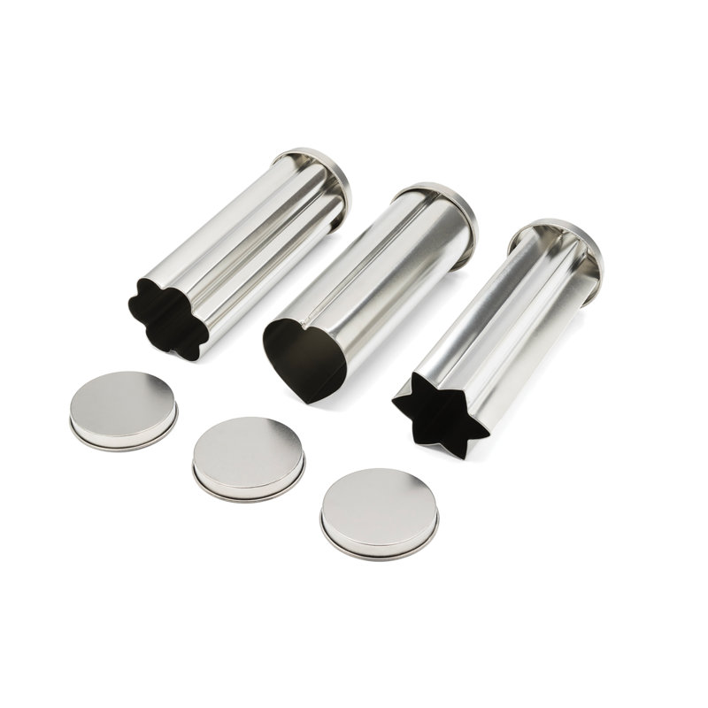 Fox Run Brands 3 Piece Canape Aluminum Bread Mold Set