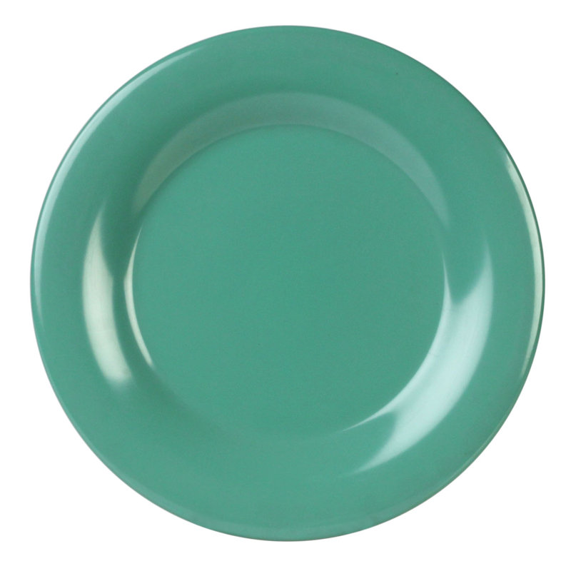 Assiette à pain et beurre 5,5 po large rim , Vert