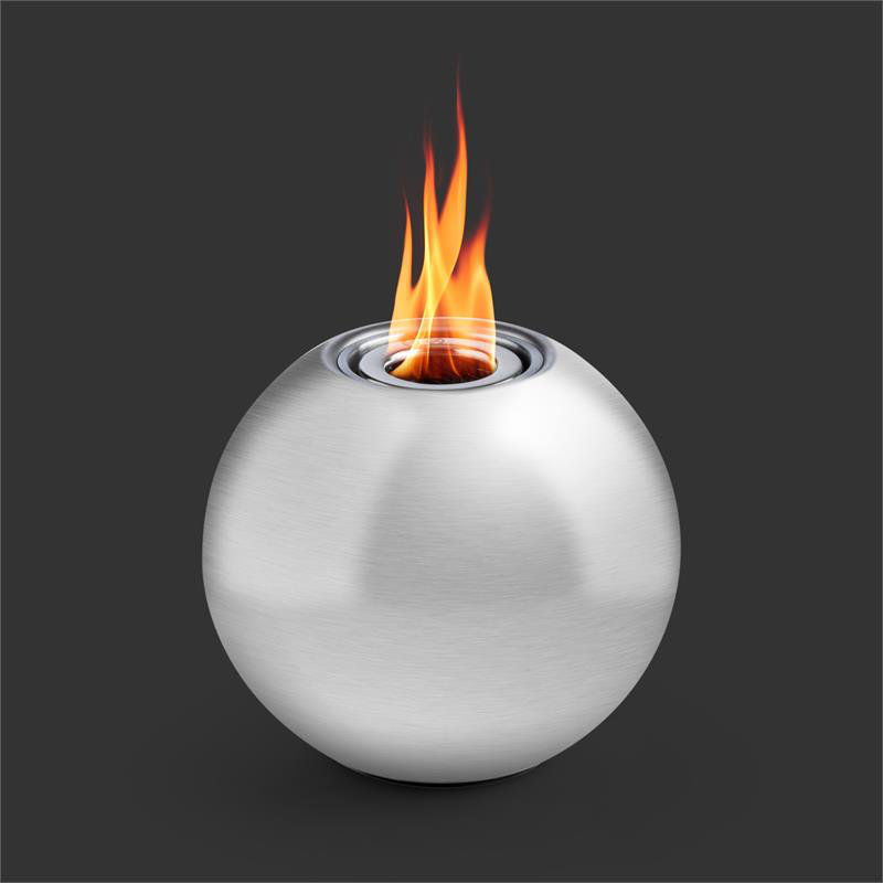 Round Stainless Steel Bio-Ethanol Smokeless Fire Pit