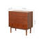 Commode d'appoint en bois massif Linken