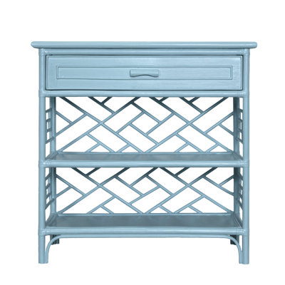 Chippendale End Table with Storage