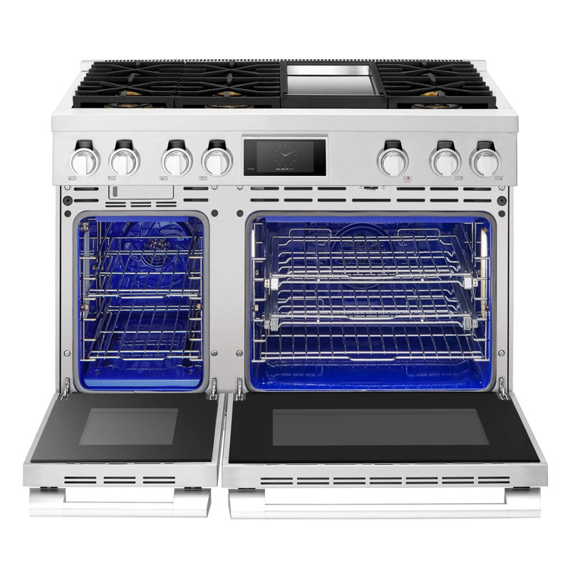 48" Dual-Fuel Pro Range with Built-In Sous Vide