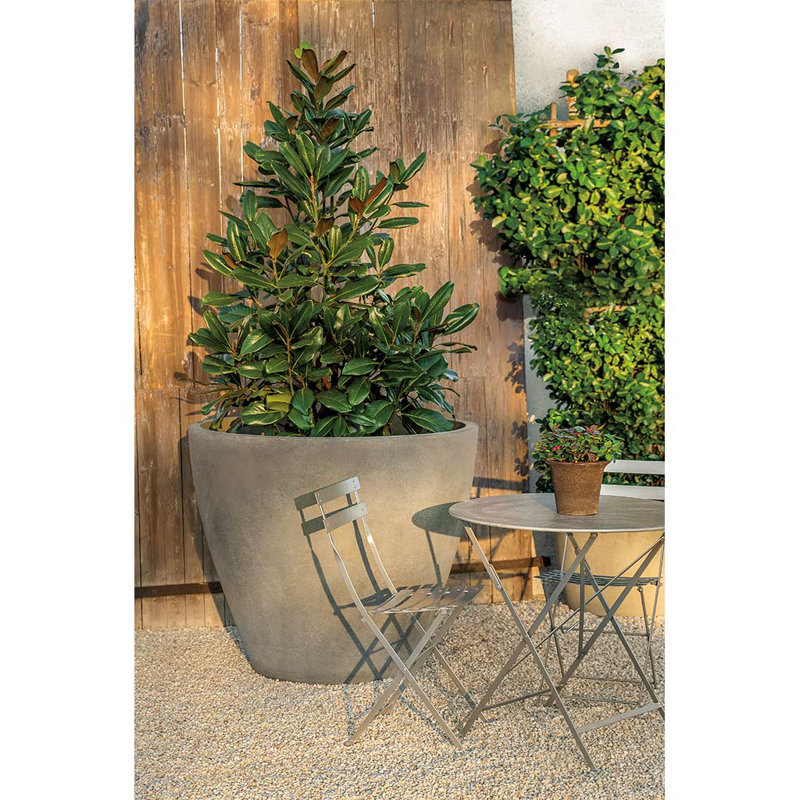 Pot de fleurs en pierre Perkinson, Naturel, H 16 po x l 18 po x P 18,25 po