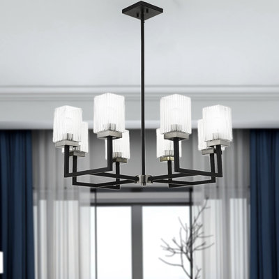 Dolph 8 - Light Modern Linear Chandelier