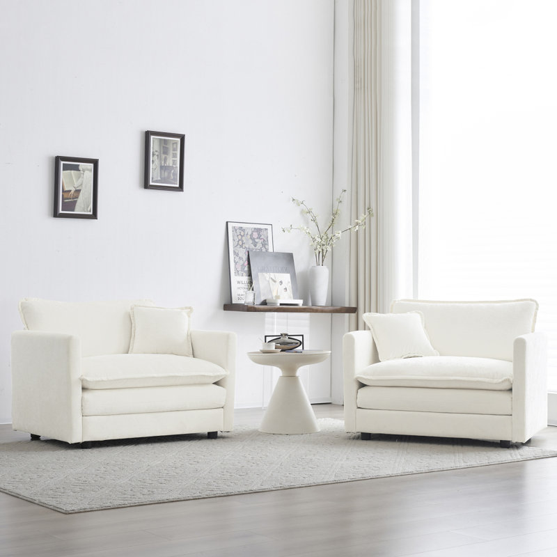 Ensemble de 2 fauteuils d'appoint Modern