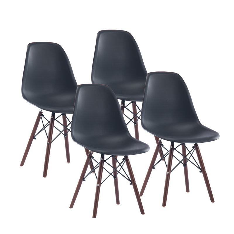 Chaise d'appoint Custer, 4, Noir