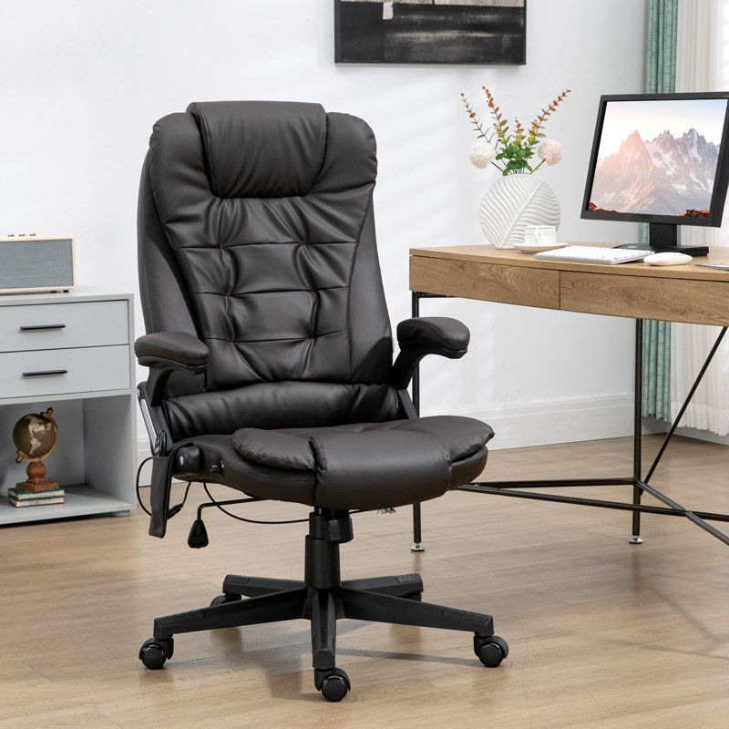 Fauteuil de massage Cranston, Similicuir brun