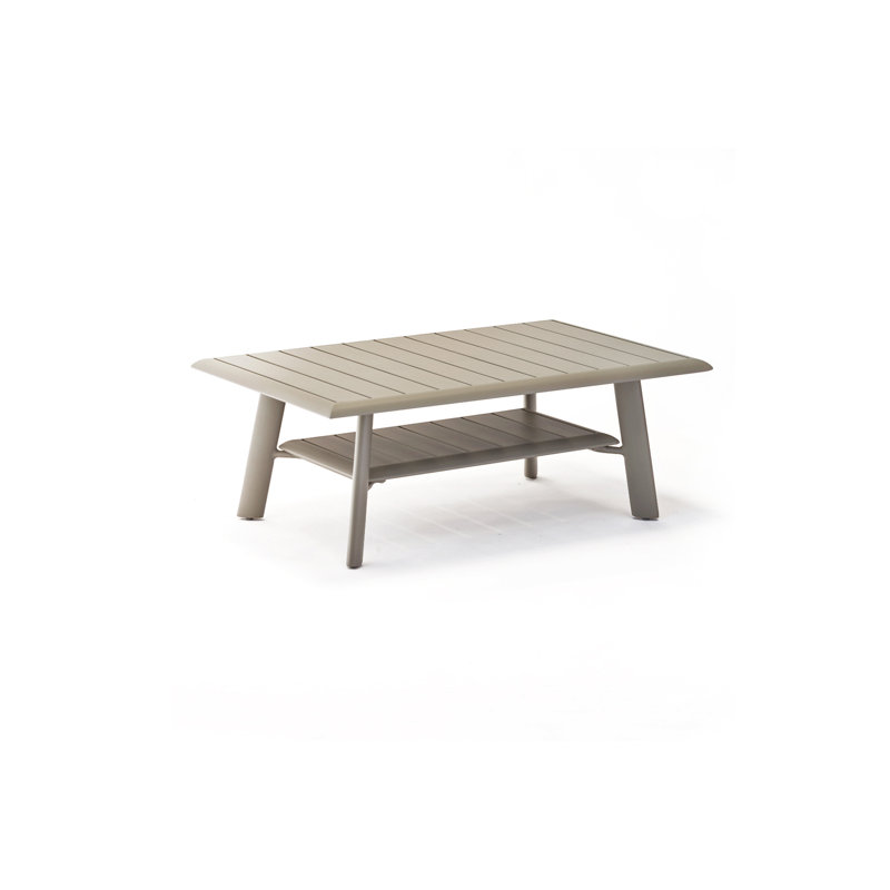 Sola Rectangular Metal Outdoor Coffee Table , 96cm cm W 60cm cm D