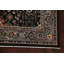 Tapis oriental en laine noir / gris