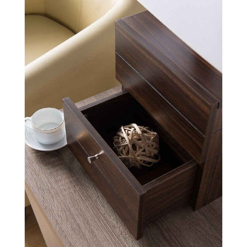 Mullanie Wood Table Lamp, Dark Walnut