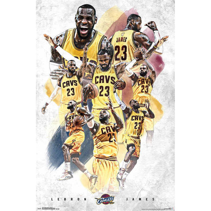 « cleveland cavaliers-lebron james », impression sur papier